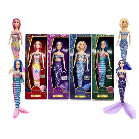 Кукла 4 вида, высота 30 см, аксессуары, в кор. 