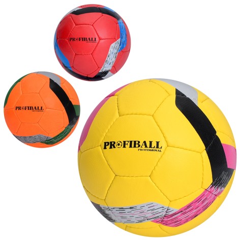 Мяч футбольный размер 5, Prsima ПУ, ручная работа, 32 панели, 410-430г, 3 вида (клубы), в п/е 