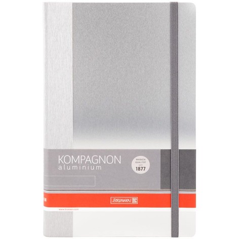 Книга записная Компаньон Aluminium, А5, 96 лист