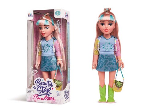 Кукла Beauty Star Flowery Spring,Floral Girl, кукла 46 см кор. 21*52*12см /8/