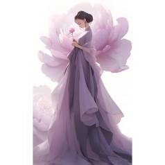 Набір для творчості алмазна картина Квітковий світ Strateg розміром 30х40 см (HEG87037)