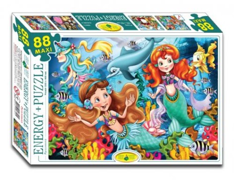 Пазли "Русалочка", 88 елементів