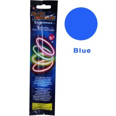 Неоновый браслет-светяшка (3 шт), синий