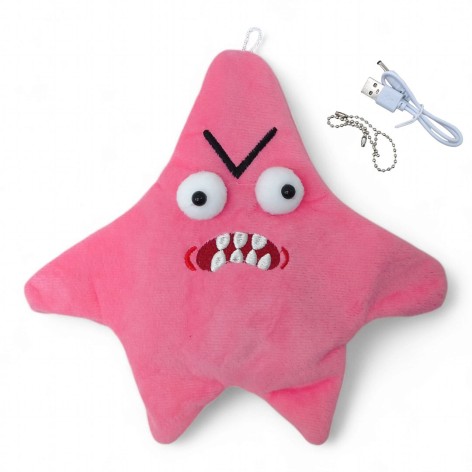 Мягкая игрушка "Звездочка Angry Star", звук, подсветка
