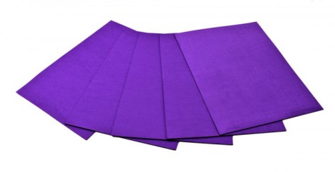 Кольорова ЕВА піна(Фоаміран)А4,EVA-025,21х29,7см,2,00 мм 5 аркуш.фіолетовий