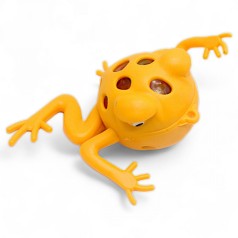 Игрушка-антистресс с орбизами "Лягушка", оранжевая