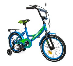 Велосипед дитячий 2-х коліс.16'' 211602(1 шт)Like2bike Sky, блакитний, рама сталь, зі дзвінком, руч.гальмо, складання 75%