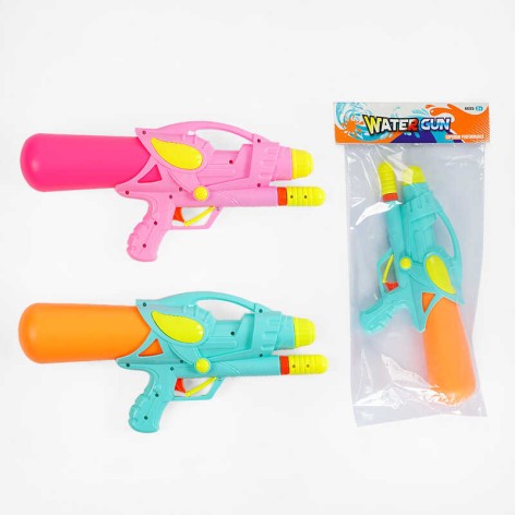 Водний пістолет 2 кольори, помповий механізм, в п/е 25*50*7 см 