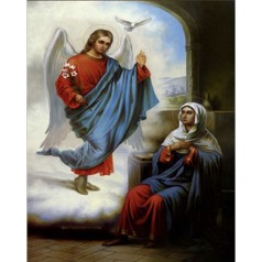 Набір для творчості алмазна картина Благовіщення Пресвятої Богородиці Strateg розміром 30х40 см кв (HEG86045)