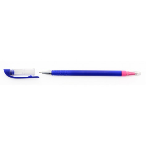 Ручка кулькова, масляна, Combi + Hi-liner рожева, 0,7 / 1,4 мм, Linc 12 шт. в уп.