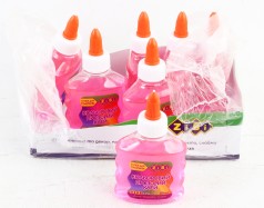 УЦІНКА 30% Клей (для слаймів) рожевий прозорий на PVA-основі, 88 мл