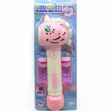 Установка з мильними бульбашками "Єдиноріг" (рожевий)