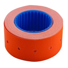 Ценник 22*12мм (500шт, 6м), прямоугольный, наружная намотка, оранжевый 10 шт. в уп. 