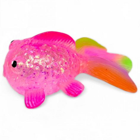 Антистресс жвачка-тянучка "Рыбка" (розовая)