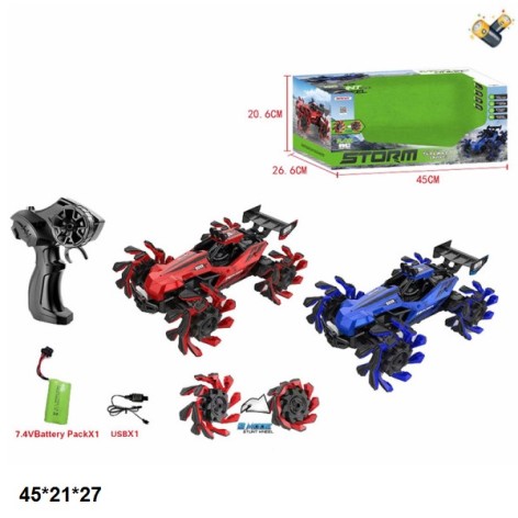 Р.К.Баггі 666-814BA з дворежимними колесами,метал.акум.USB.2кол.кор.45*21*27 