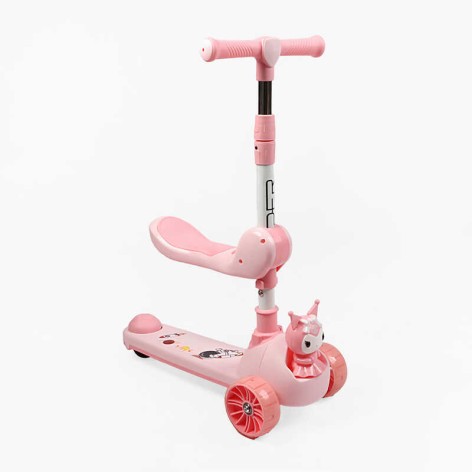 Самокат триколісний з сидінням 