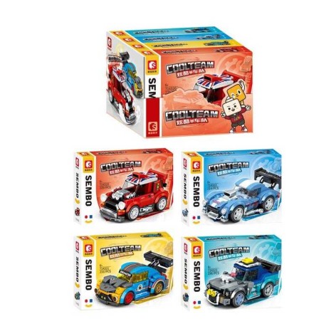 Конструктор “Машинка”  /12/48/4шт в кор. 244 дет. 27*20*6 см