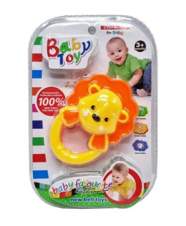 Детская погремушка Bambi (львенок) //