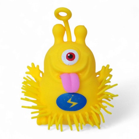 Игрушка-антистресс Монстрик, свет, желтый