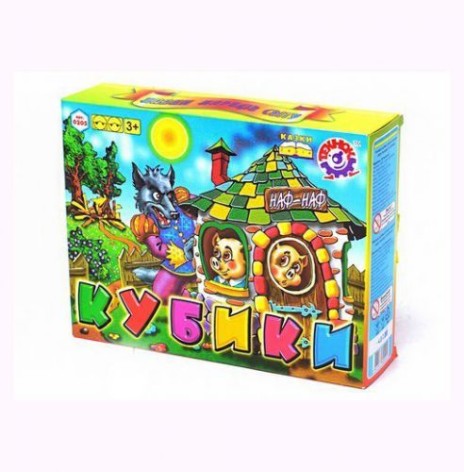 Кубики "Казки народів світу", 12 кубиків