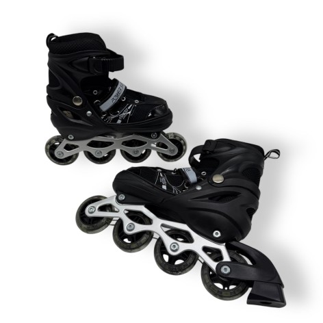 Ролики, колеса PVC розмір M (34-37) в сумці (ЧОРНІ)