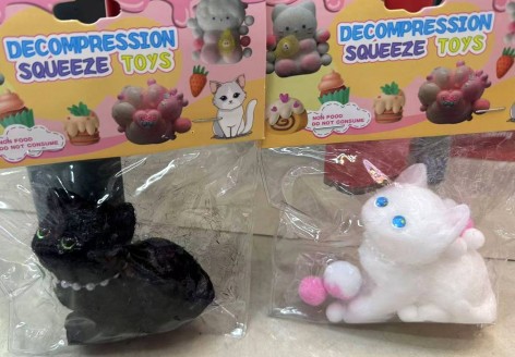 Сквіш антистрес котик №4 7см