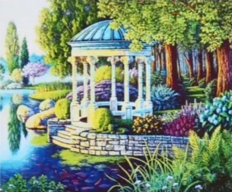 Алмазная мозаика на подрамнике 