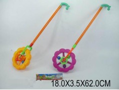 Каталочки колесо 2 кольори мікс, на паличці, п/е 62*18*4см 