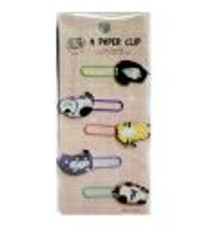 Закладки-скріпки з дерев'яним декором 5шт.