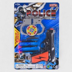 Поліцейський ігровий набір на аркуші