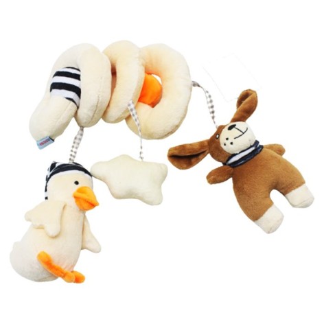 Брязкальце ПЕСИК м*яке спіраль