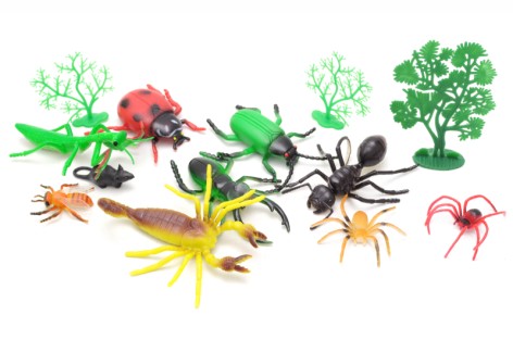 Набор игрушечных насекомых в шарик 10 шт.