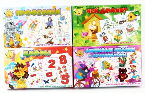 УЦІНКА 90% Розвиваючі пазли, в асортименті 