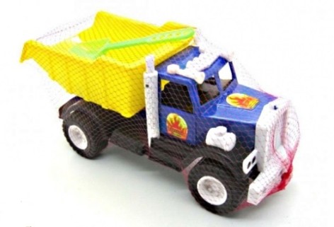 Вантажівка іграшкова без інерції з лопатою та пасками КВ