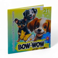 Раскраска интегральная, Bow-Wow, 16 х 16 см, 24 листа