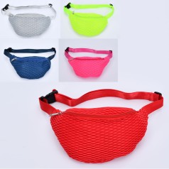 Сумочка бананка, 25-13-5см, 1 відділення, застібка-блискавка, ремінь регулюється, 5 кольорів, у п/о, 18-14-4см 