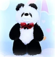 Панда м'яка іграшка, 43*27 см