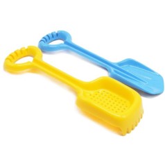 Лопатка + сито-граблі (синьо-жовтий)