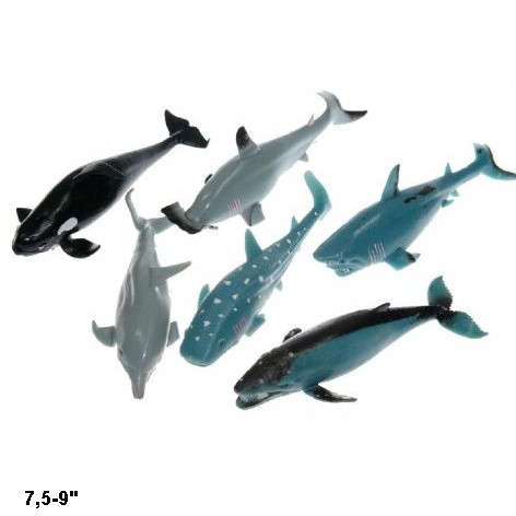 Морські тварини Гонконг A026P тягнучка 7,5-9'' 6в./8/192/24шт.в кор.