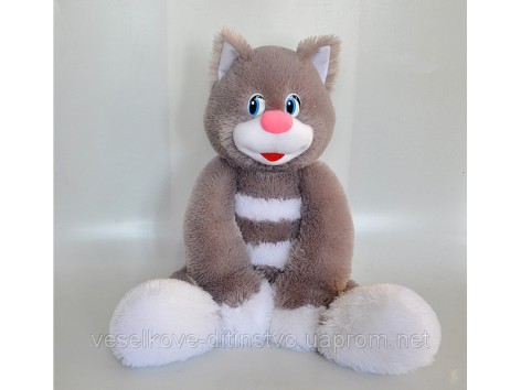 М'яка іграшка Кіт Васько 84x40 см асорті