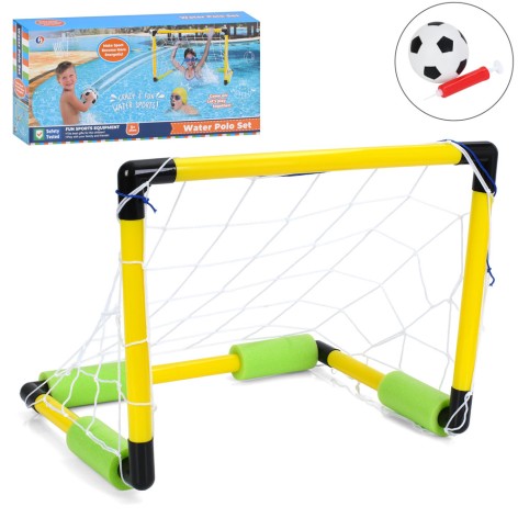 Футбольные ворота для игры в воде, 46х33х33см, сетка, мяч, насос MR1630