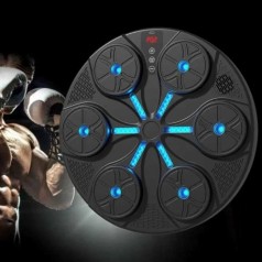 Інтелектуальна музична боксерська машина, Bluetooth, 15 режимів, 15 рівнів швидкості, мішень – 35*6 см, рукавчки - 20,5*13 см, //