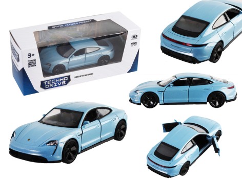 Машинка автомодель - PORSCHE TAYCAN TURBO S (синий)
