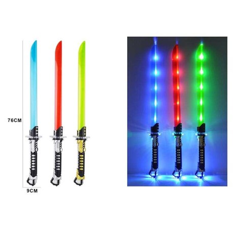 Меч 3 види, звук, підсвічування, у п/е,  мікс видів 