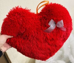 М'яка іграшка Серце з бантиком 33 см