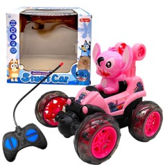 Машина р/к STUNT CAR STITCH (РОЖЕВА)