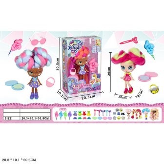Кукла 20 см B1168 Candylooks с аксессуарами, 4 цвета коробка 30,5*10,1*20,3