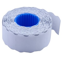 Ценник 26*12мм (1000шт, 12м), фигурный, внутренняя намотка, белый 10шт. в уп. 