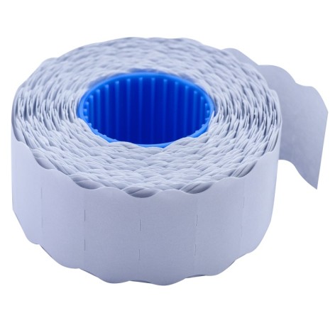 Ценник 26*12мм (1000шт, 12м), фигурный, внутренняя намотка, белый 10шт. в уп. 