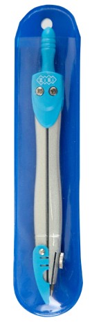 Циркуль StarT в м'якому PVC чохлі, блакитний
